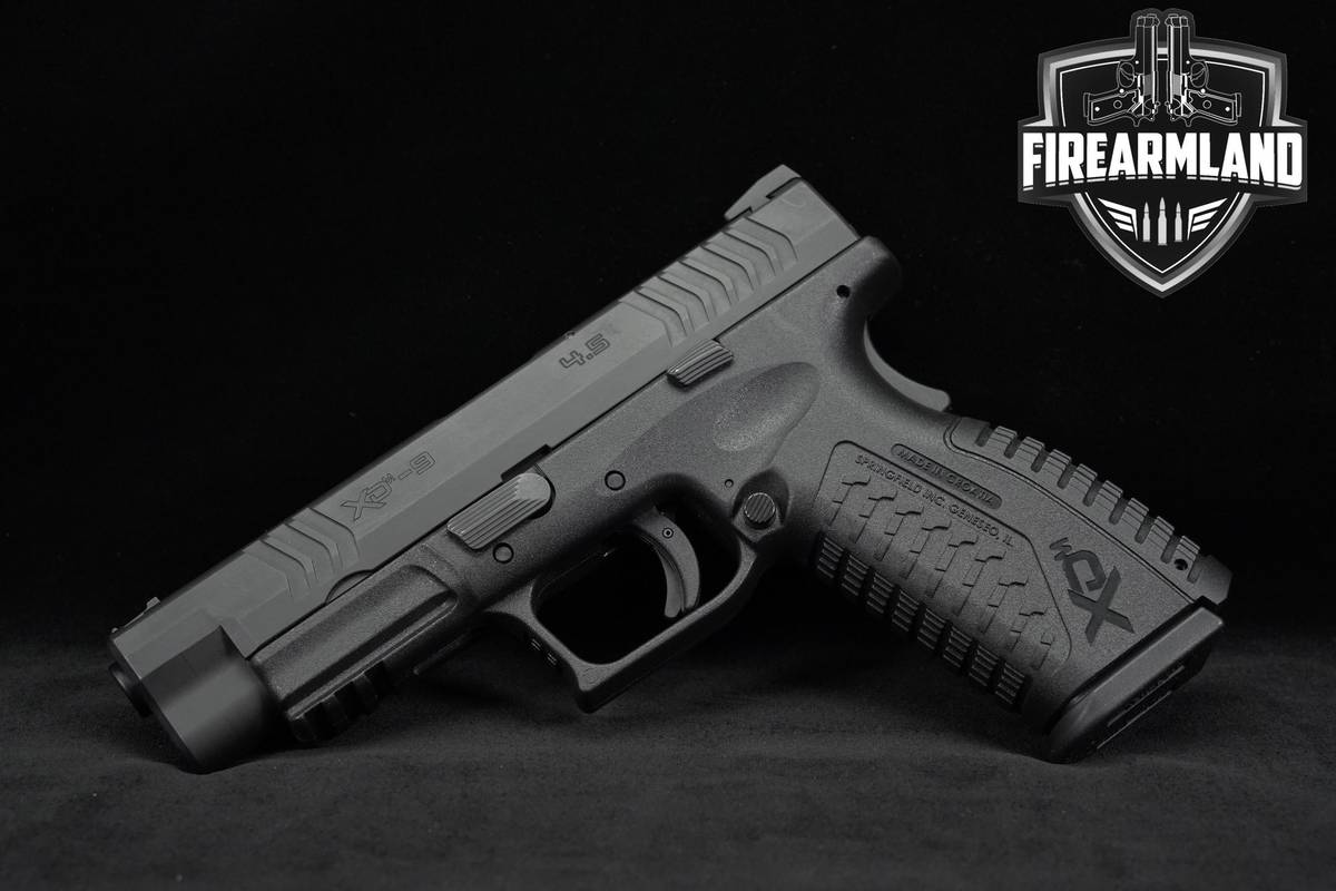 HOME-DEFENSE Springfield Armory XDM 9mm 4.5" Pistol +HOLSTER & ORIG BOX