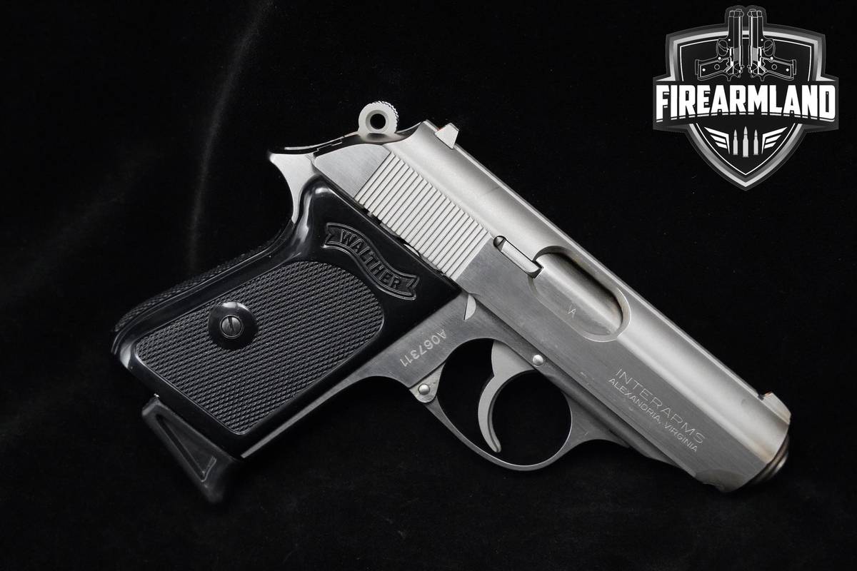 Walther Interarms PPK 380-ACP 3.3" Stainless Walther PPK +2 MAGS