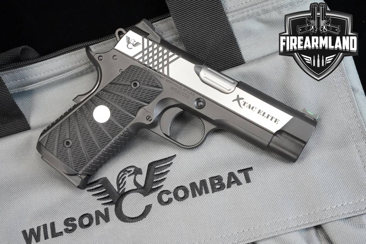 PRISTINE Wilson Combat WC X-Tac Elite Compact 9mm 1911 4" WC 1911 +2 MAGS