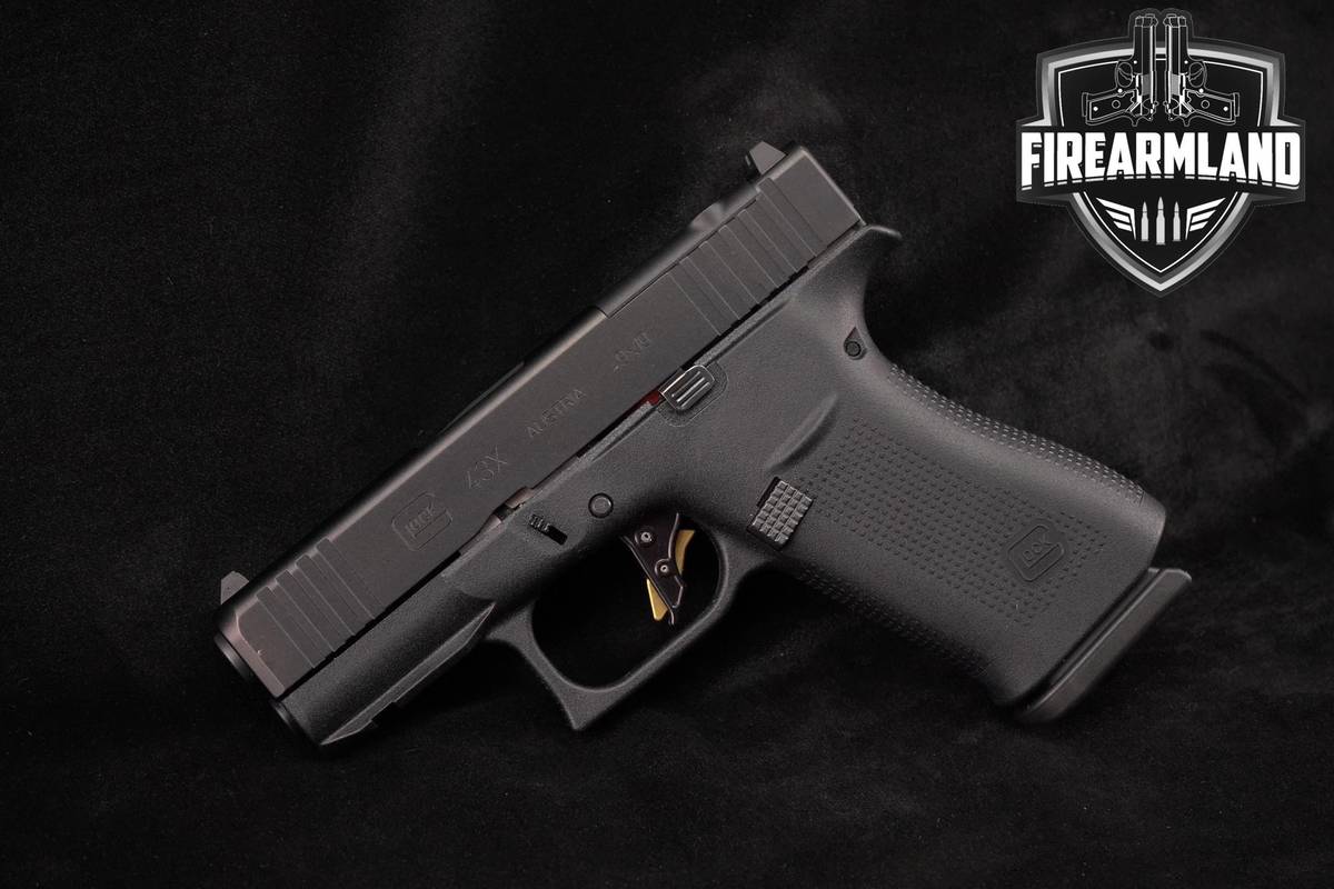 Glock 43X MOS Slimline 9mm 3.41" G43X G-43-X +4 MAGS & HOLSTER