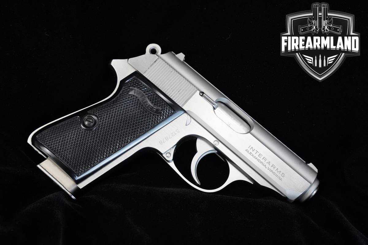 Walther Interarms Model PPK/S Stainless 380 ACP 3.3" Walther PPKS PPK-S