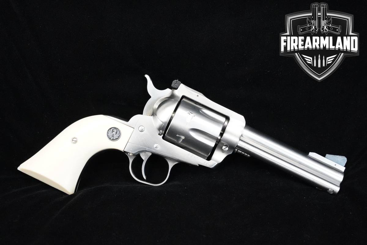 1994 Ruger Stainless New Model Blackhawk 45ACP/45LC 3.75" Ruger +ORIG CASE