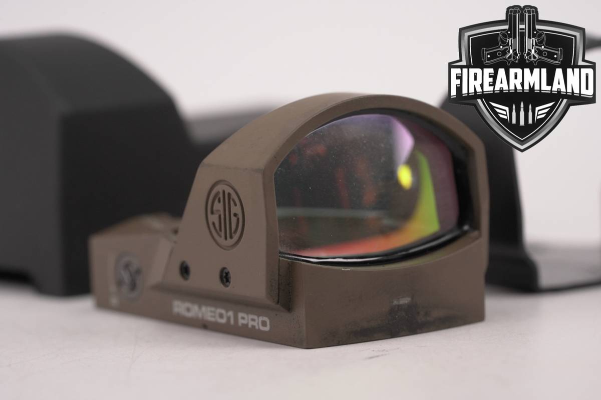 Sig Sauer Romeo1 Pro FDE 6 MOA Red Dot Sight R1P Flat Dark Earth Romeo1Pro
