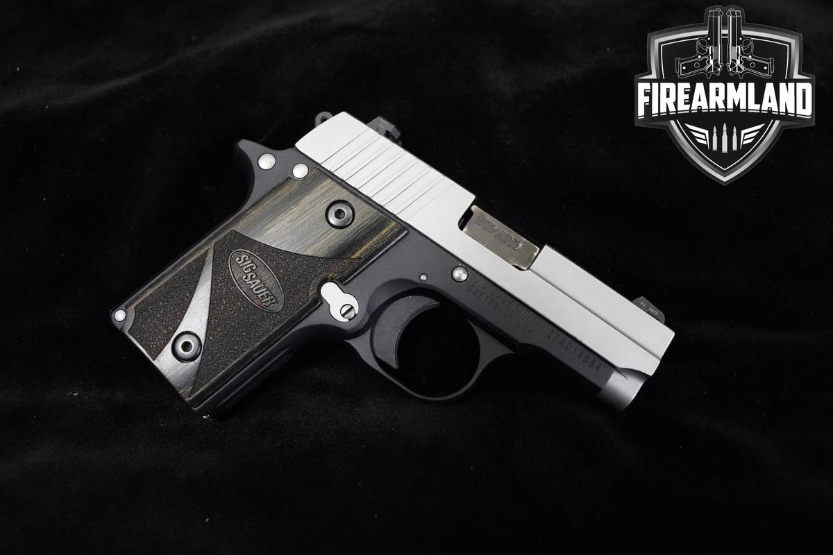 Sig Sauer P238 380 ACP 2.7" Stainless Steel P238 4MAGS, ORIG CASE & HOLSTER