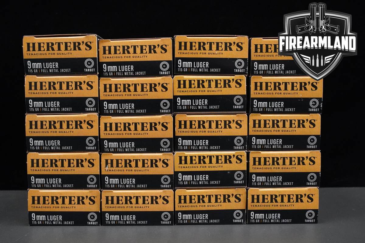 9MM Ammo 9MM Ammunition 1000 ROUNDS