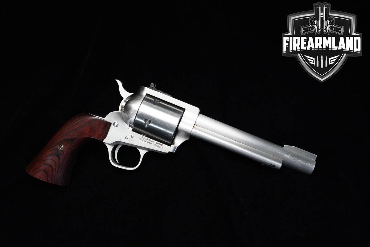 RARE Freedom Arms Model 353 Premier Grade 357 Magnum 6" Stainless Steel 353