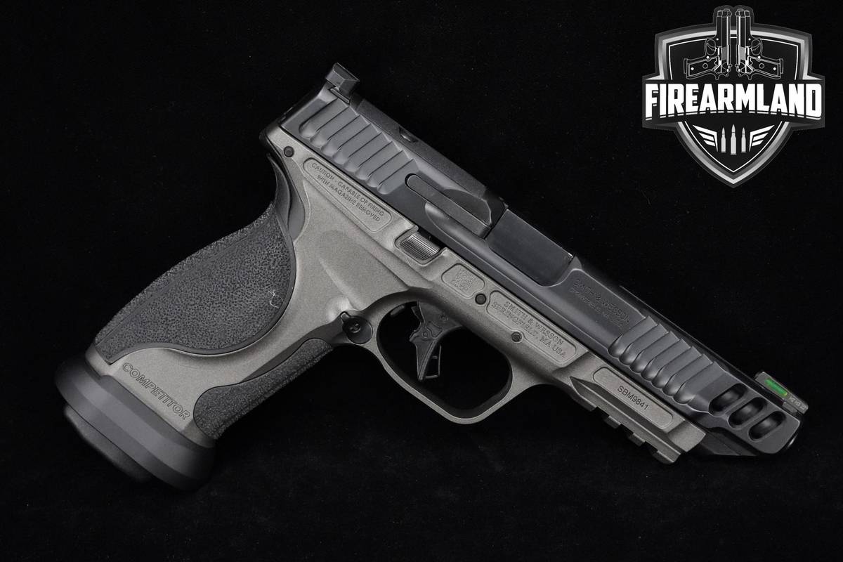Smith & Wesson S&W M&P9 M2.0 Competitor 9mm 5" Black/Grey 4MAGS & ORIG CASE