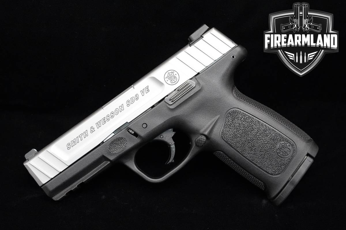 Smith & Wesson (S&W) SD9VE 9mm 4" Matte Silver S&W SD9-VE 9-Luger 16+1 PDW