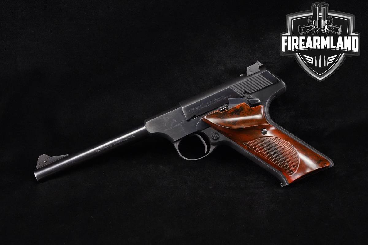 1950 Colt Woodsman Target Model, Second Series 22LR 6" +ORIG BOX & HOLSTER