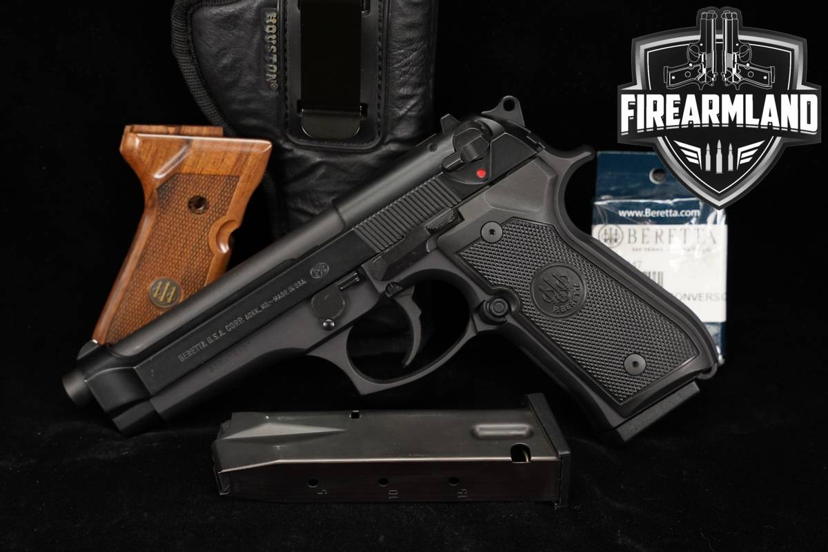 Beretta 92FS 9mm 4.9 M9 92-FS +2 MAGS & HOLSTER