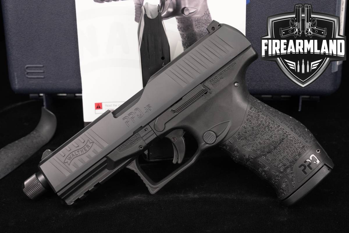 Walther PPQ 45 M2 SD 45ACP 4.875 THREADED +2 MAGS & ORIG CASE