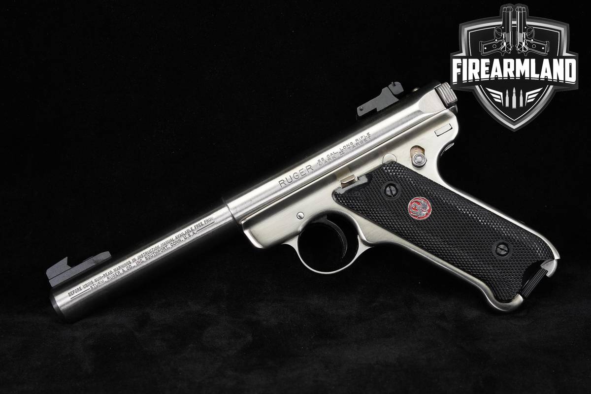 2000 Ruger Mark II Target 22LR 5.5" Stainless Competition Pistol