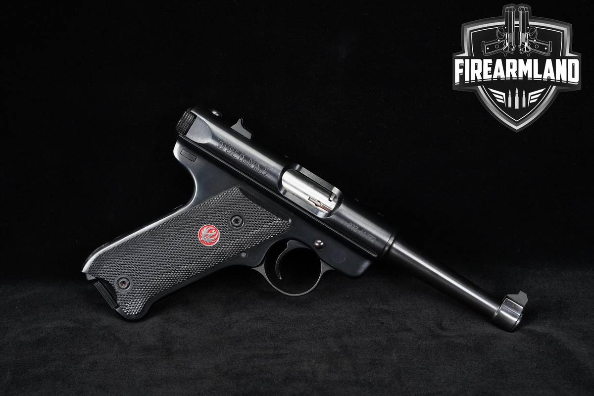 Ruger Mark III Standard 22LR 4.75" MK-3 MKIII Luger-Style +2 MAGS & OG CASE