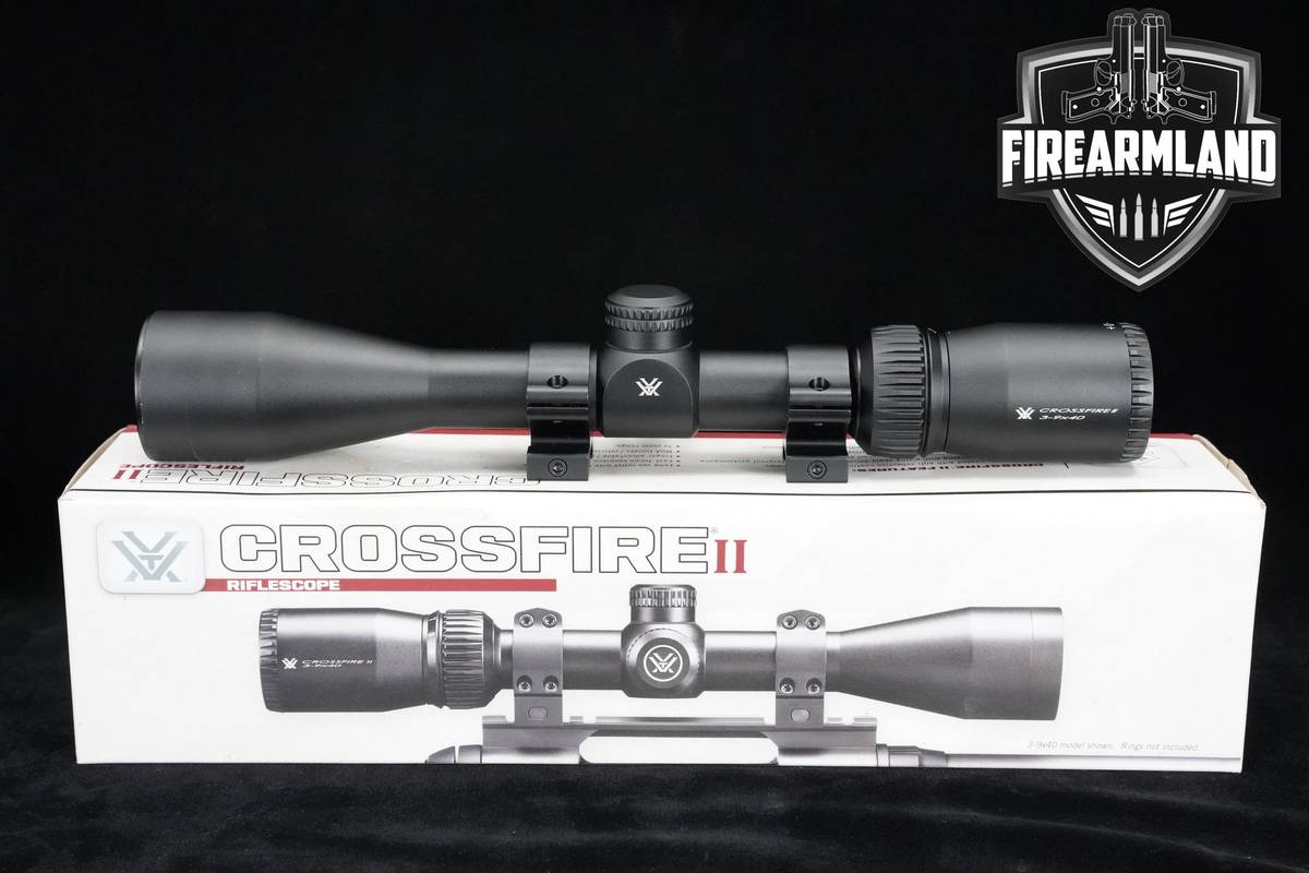 Vortex Optics Crossfire II 3-9x40mm Dead Hold BDC (MOA) SFP Reticle OPTIC