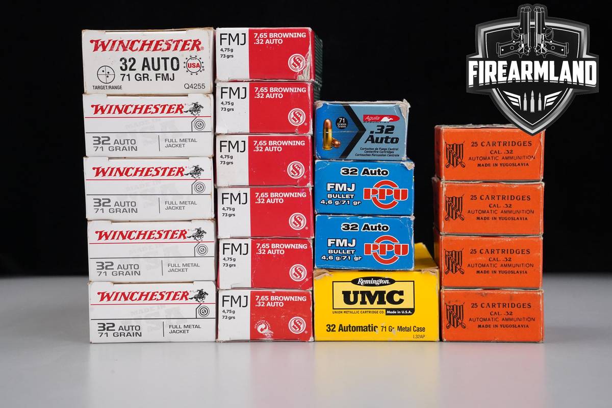 850 RDS! 32 ACP Ammo 32ACP