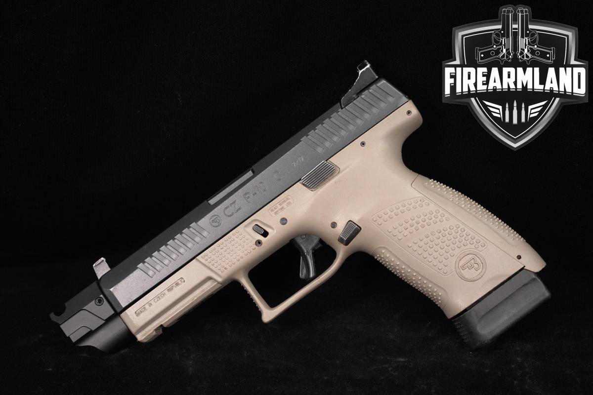 CZ P-10 C COMP 9mm 4.4" FDE P10C P10 10C