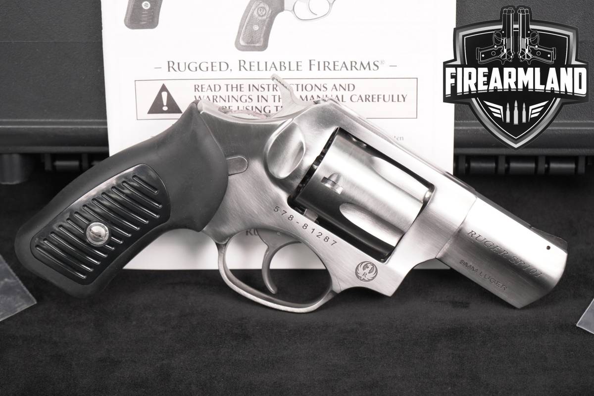 LIKE-NEW Ruger SP101 9mm 2.25" Satin Stainless DA/SA SP 101 +ORIG CASE