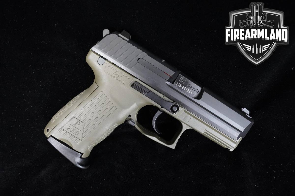 Heckler & Koch (H&K-HK) P2000 V3 9mm 3.66" H&K-HK P2000 +2 MAGS & ORIG CASE