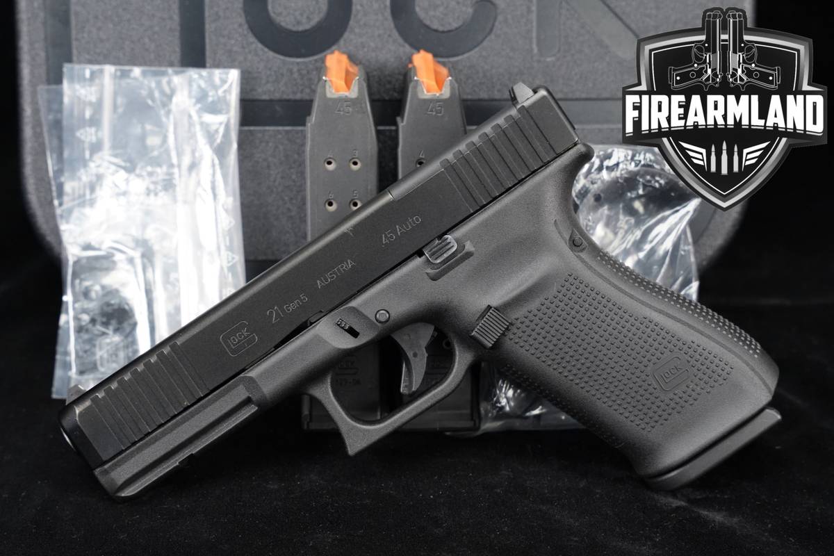 Glock 21 Gen5 G21 Gen 5 MOS 45 ACP 4.49" +3 MAGS & ORIG CASE