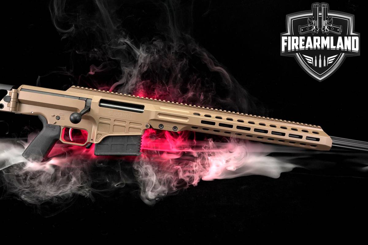 LIKE-NEW Barrett MRAD 338 Lapua 26" FDE Big-Bore Target Rifle +2 MAGS