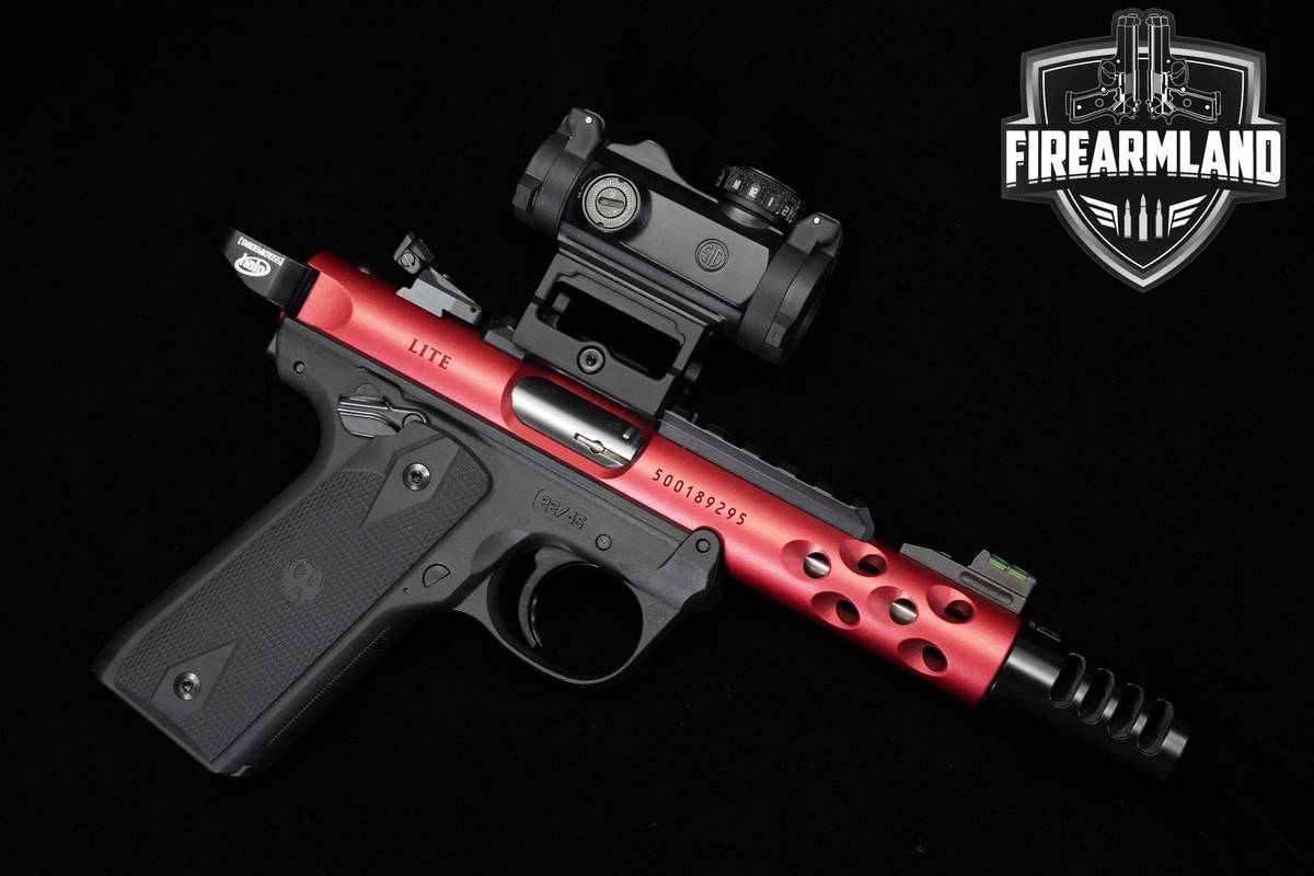 Ruger Mark IV 22/45 Lite 22LR 4.4" Ruger-Mark IV 2 MAGS Sig ROMEO-MSR OPTIC