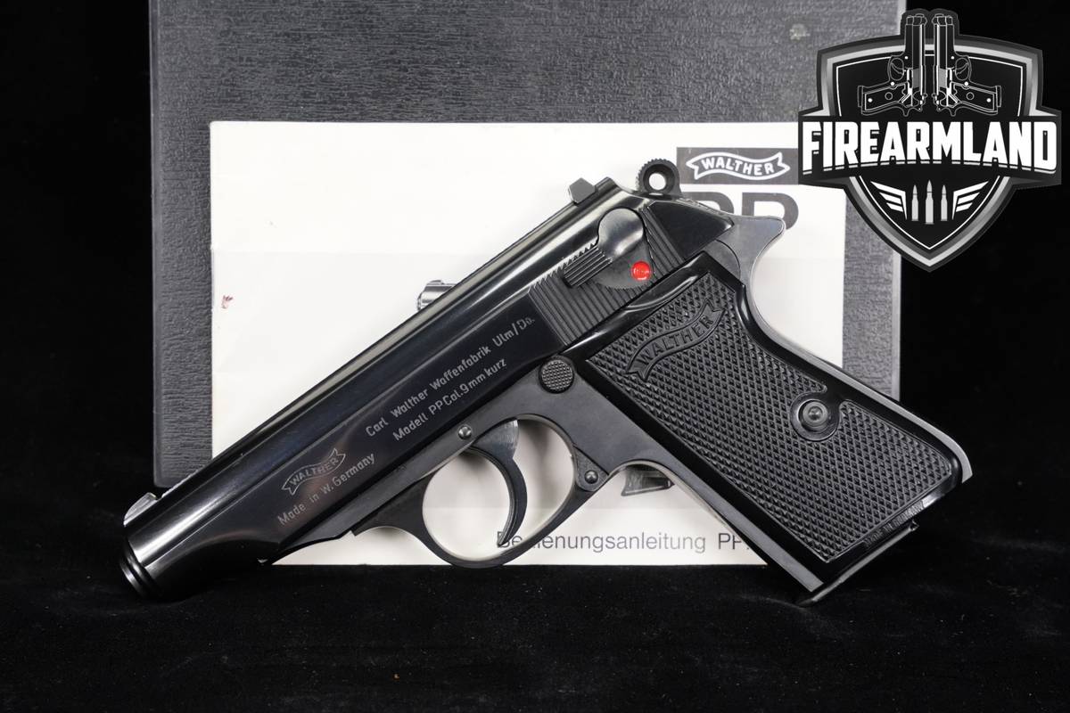 1984 Walther PP 380 ACP 3.86" Blued WEST GERMAN +ORIG CASE