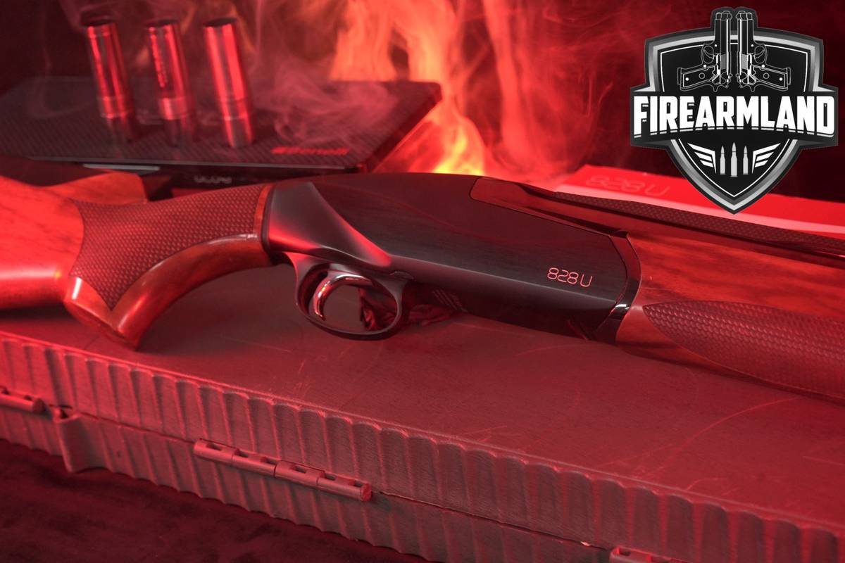 Benelli 828U Black 12-Gauge 26" 828-U O/U CARBON-FIBER-RIB +ORIG CASE