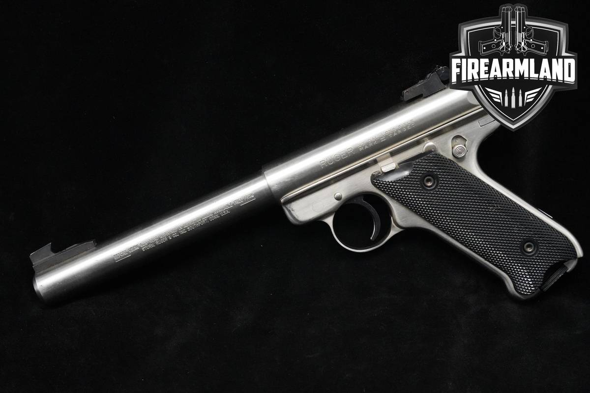 1991 Sturm Ruger Mark II Government Target Model 22LR 6.75" Stainless Ruger