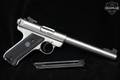 1991 Sturm Ruger Mark II Government Target Model .22 LR Stainless Steel in Very Good Condition Image 2