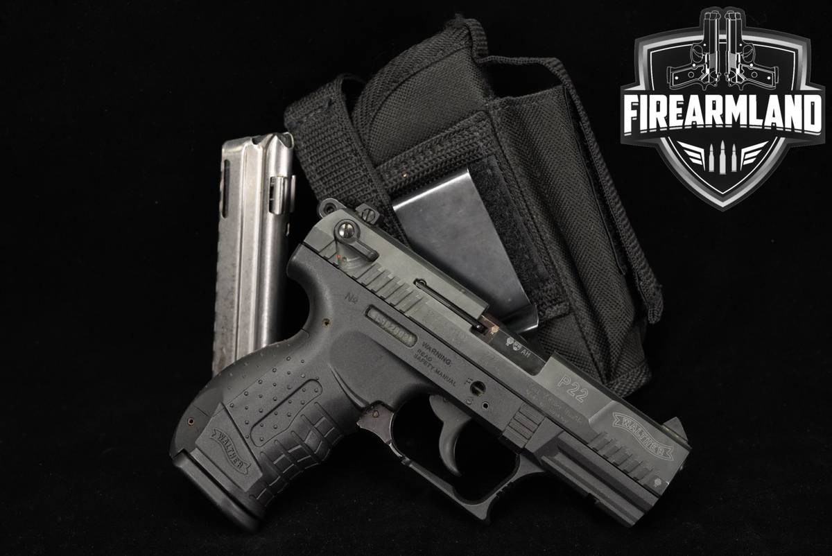Walther P22 Gen 1 22LR 3.4" P 22 +2 MAGS & HOLSTER