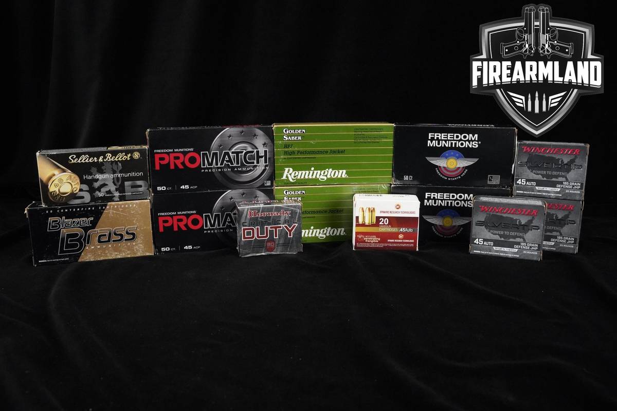 .45 ACP / .45 Auto +P Ammo 500 ROUNDS