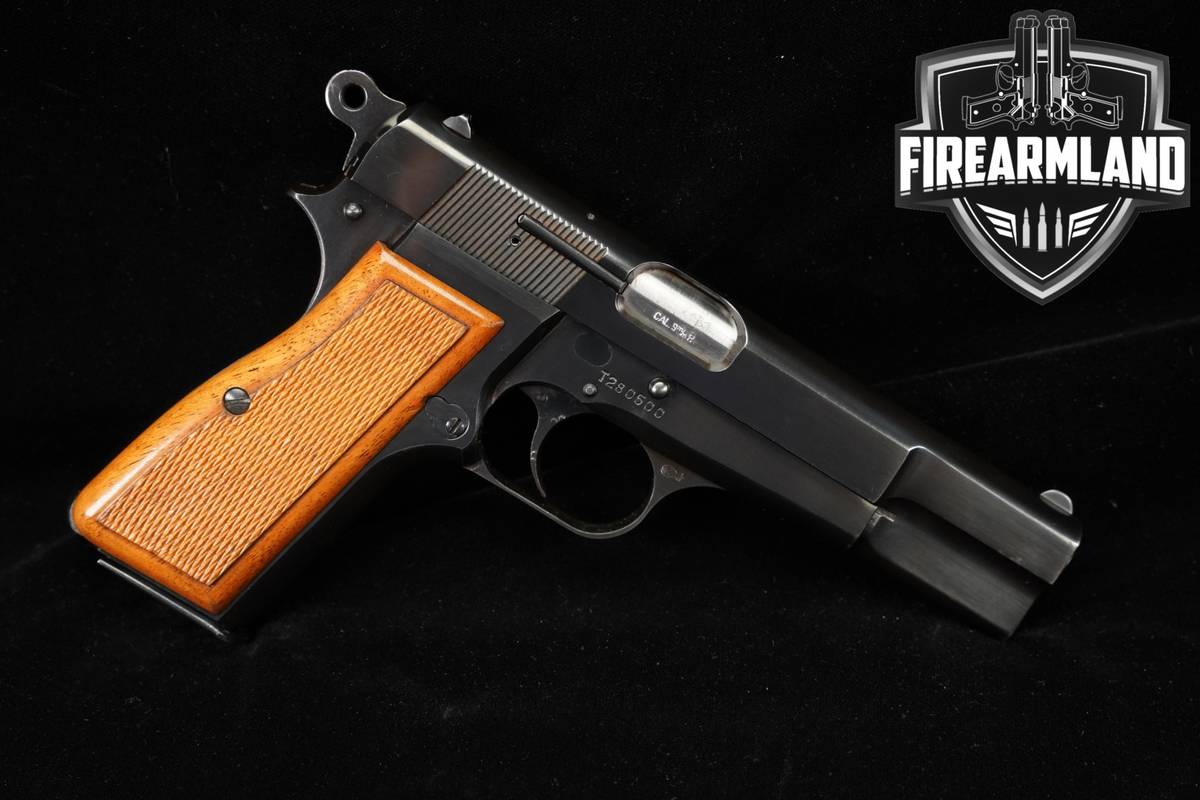 1969-1970 FN Hi-Power T-Series 9mm 4.65 Blued