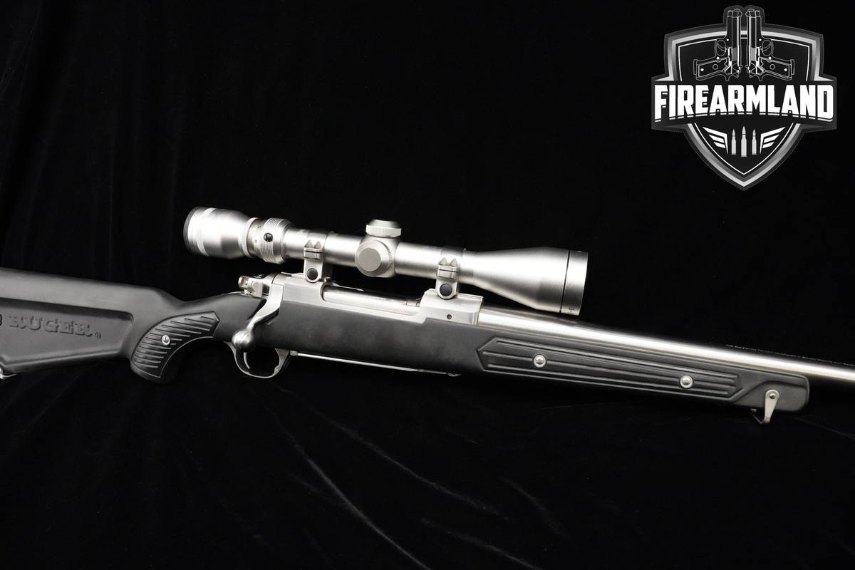 1992 Ruger M77 Mark II Zytel Paddle Stock 300 Win Magnum 24" Ruger +OPTIC