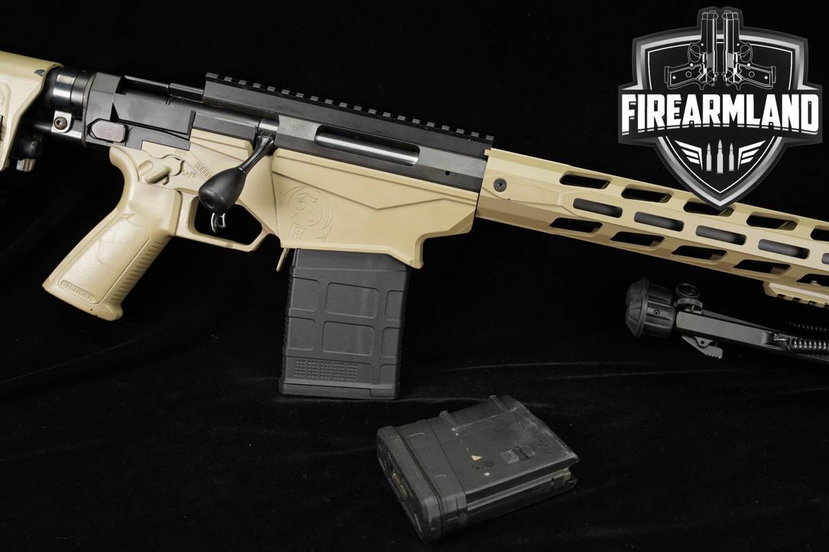 Ruger PRECISION RIFLE 6.5 Creedmoor PORT 24" Two-Tone FDE +2 MAGS, BIPOD