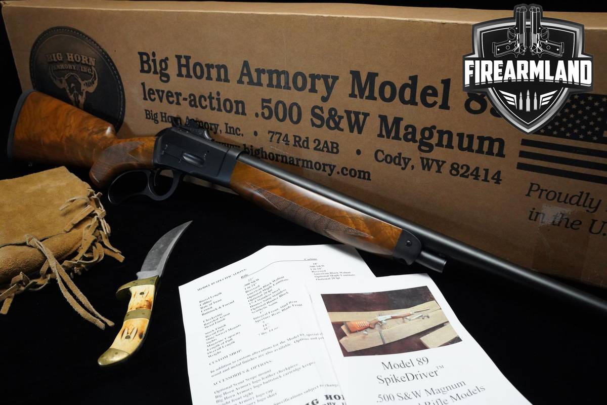 LNIB Big Horn Armory Model 89 SpikeDriver 500-S&W 22" Big-Horn Armory 89