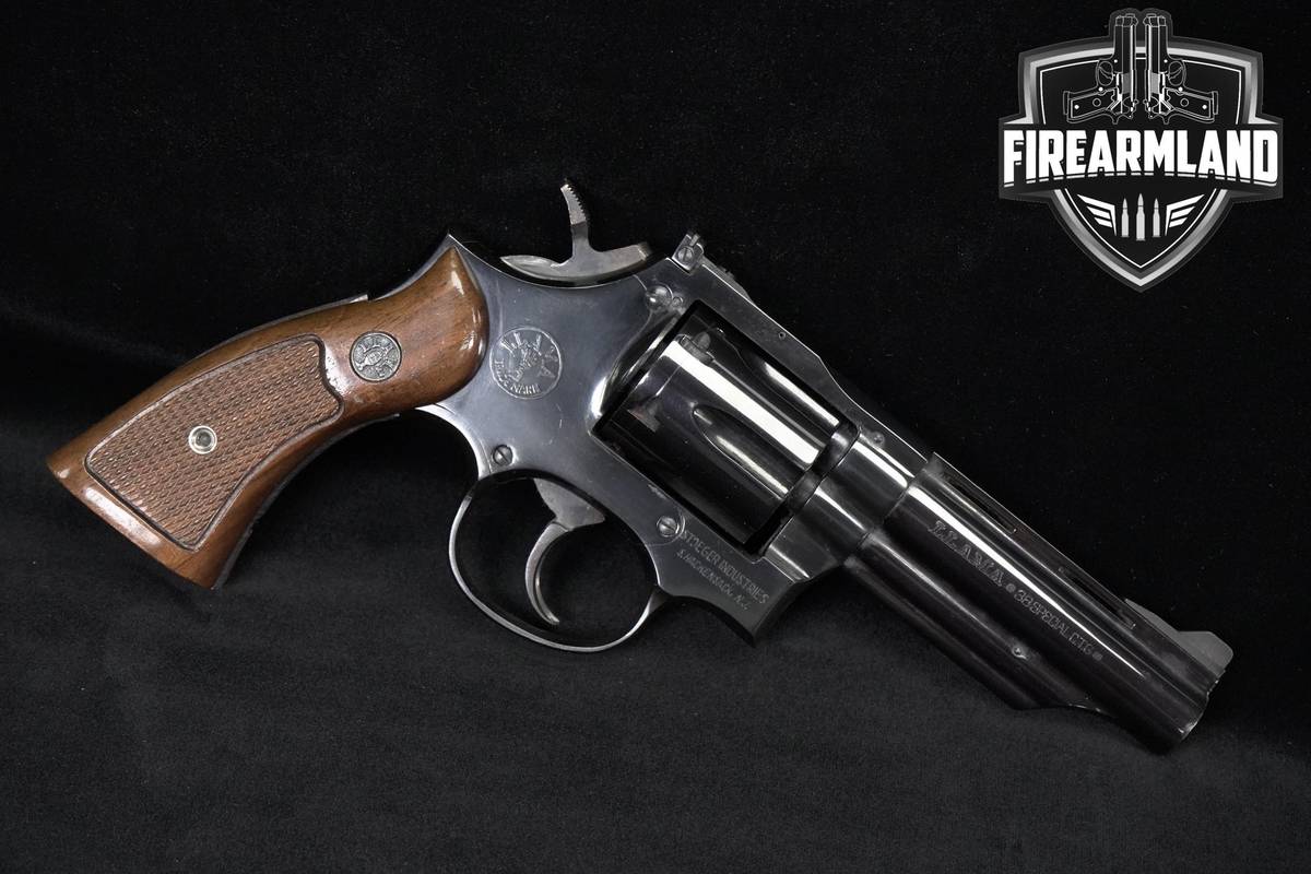 Llama Martial 38 Special 4" Blued DA-SA Revolver