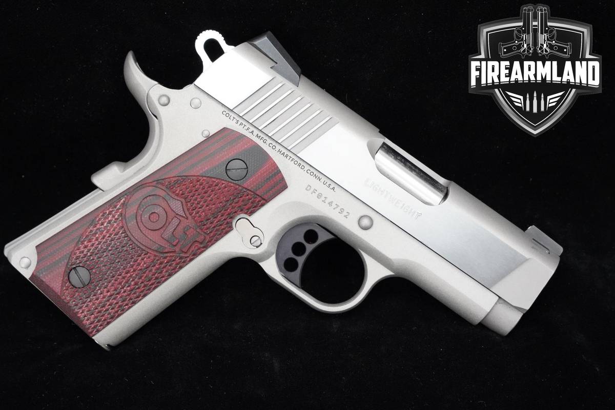 Colt Defender 45 ACP 1911 3" Stainless Steel Colt-Defender 1911 +ORIG CASE
