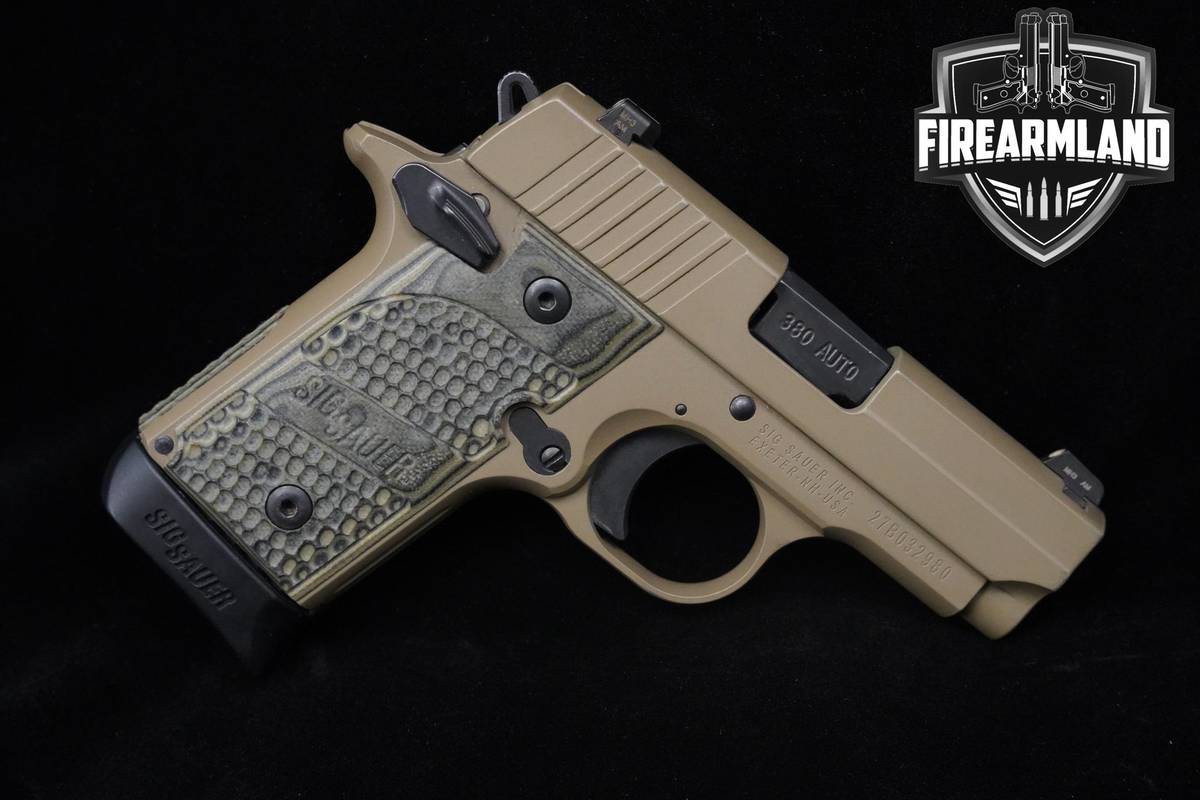 Sig Sauer P238 Scorpion 380 ACP 1911 FDE P238 P-238 2 MAGS & ORIG CASE Sig