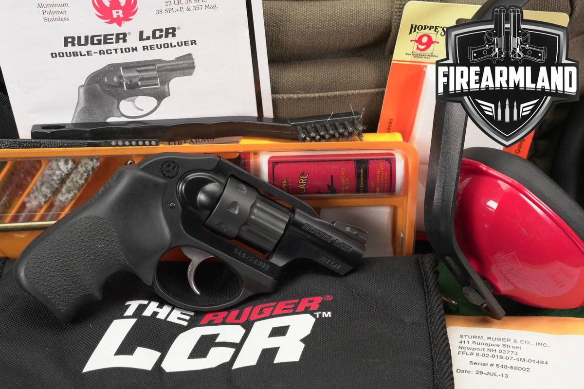 RANGE-READY! Ruger LCR 22 LR 22LR 2" Hammerless Snubnose +ORIG CASE