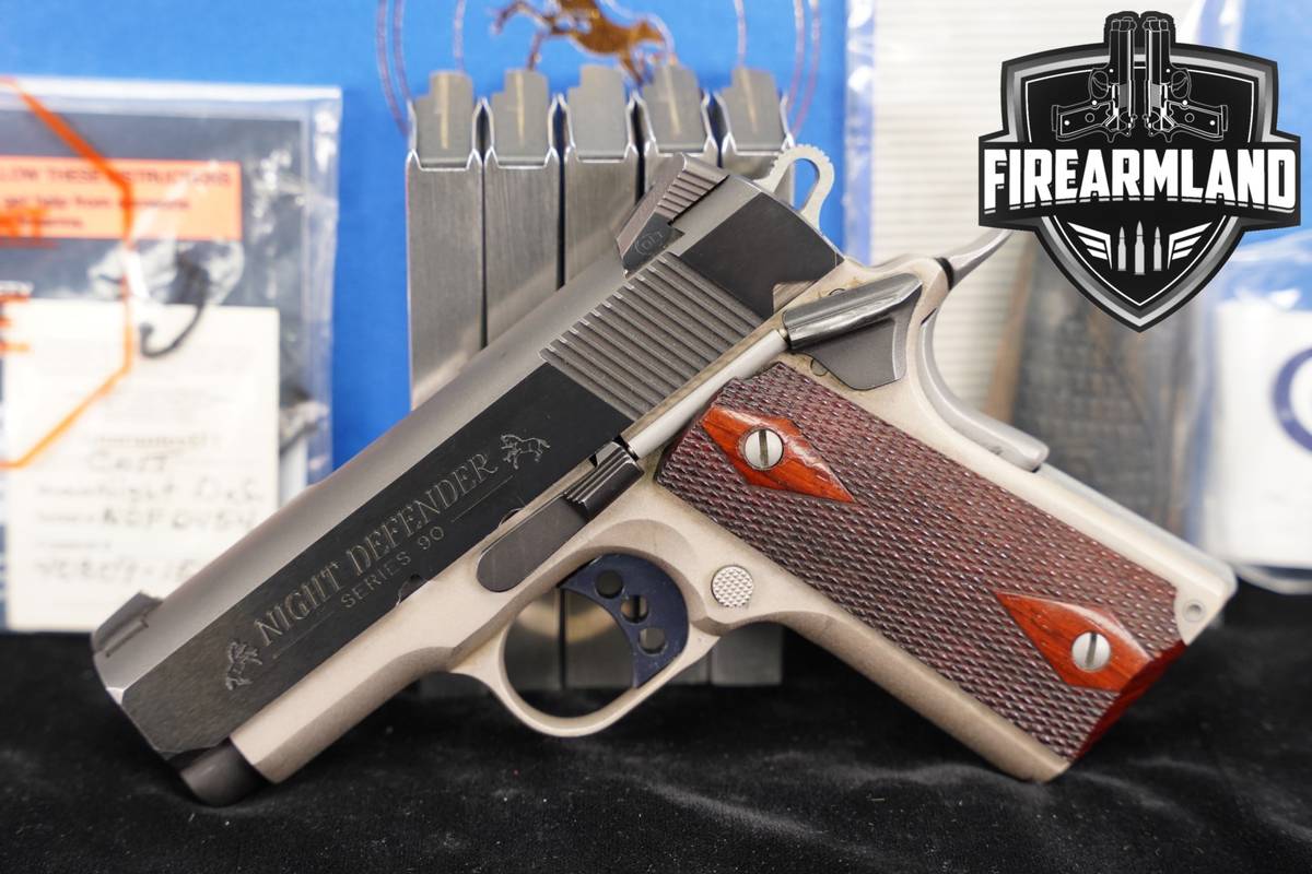LIMITED Colt Defender Night; Series 90 TALO 45 ACP 1911 3" +ORIG BOX
