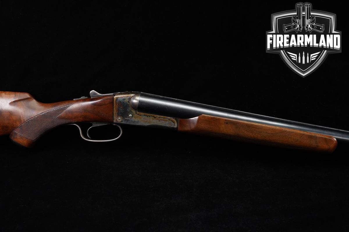 DOUBLE BARRELED Stevens Model 5000 S X S 12-Gauge 26" Case Colored & Walnut