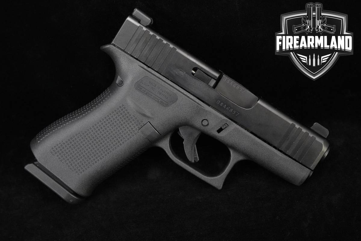 Glock 43X Slimline 9mm Glock-43X G43X G43-X +2 MAGS & ORIG CASE
