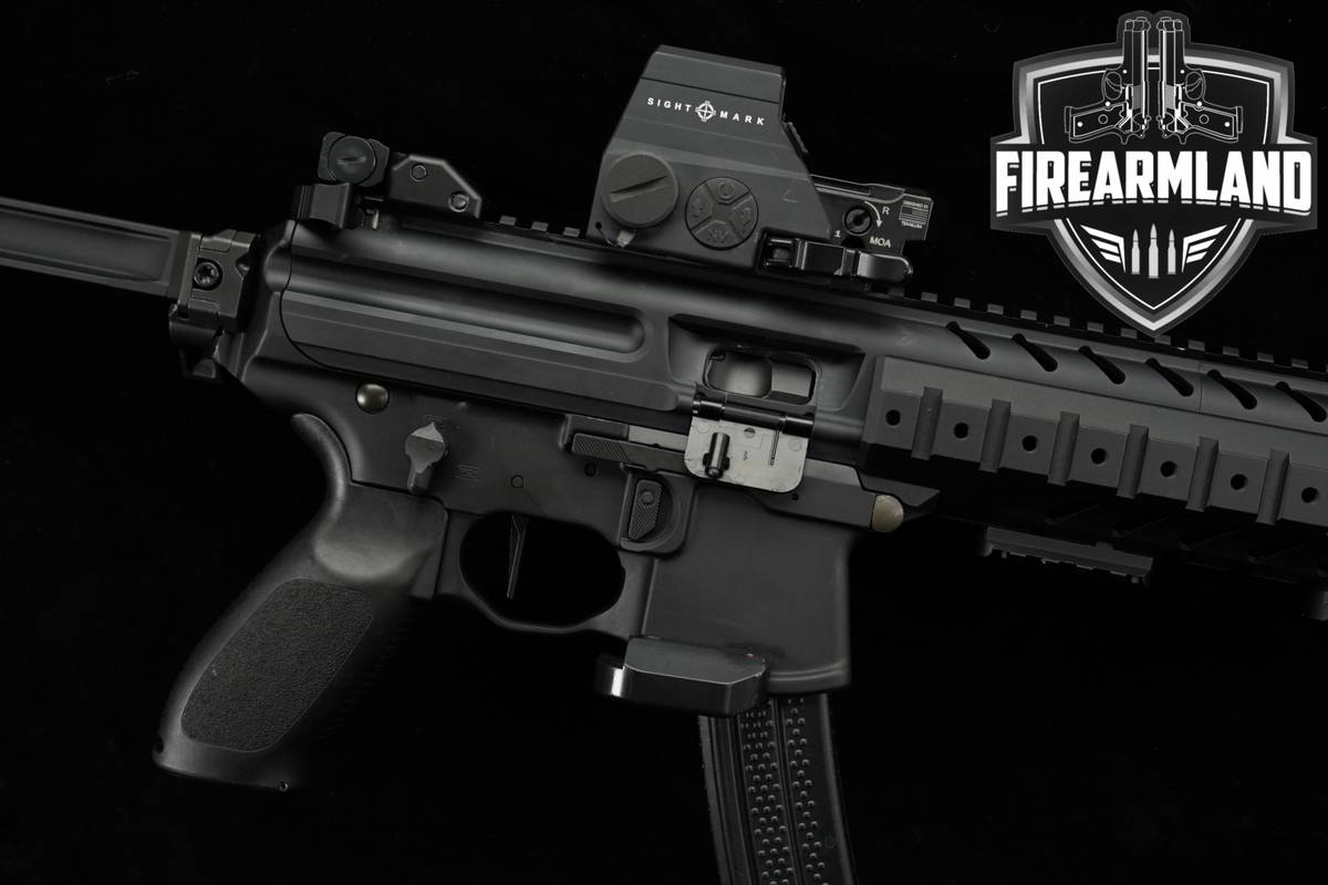 SBR Sig Sauer MPX 9mm 8" TIMNEY TRIGGER +2 MAGS, SIGHTMARK OPTICS