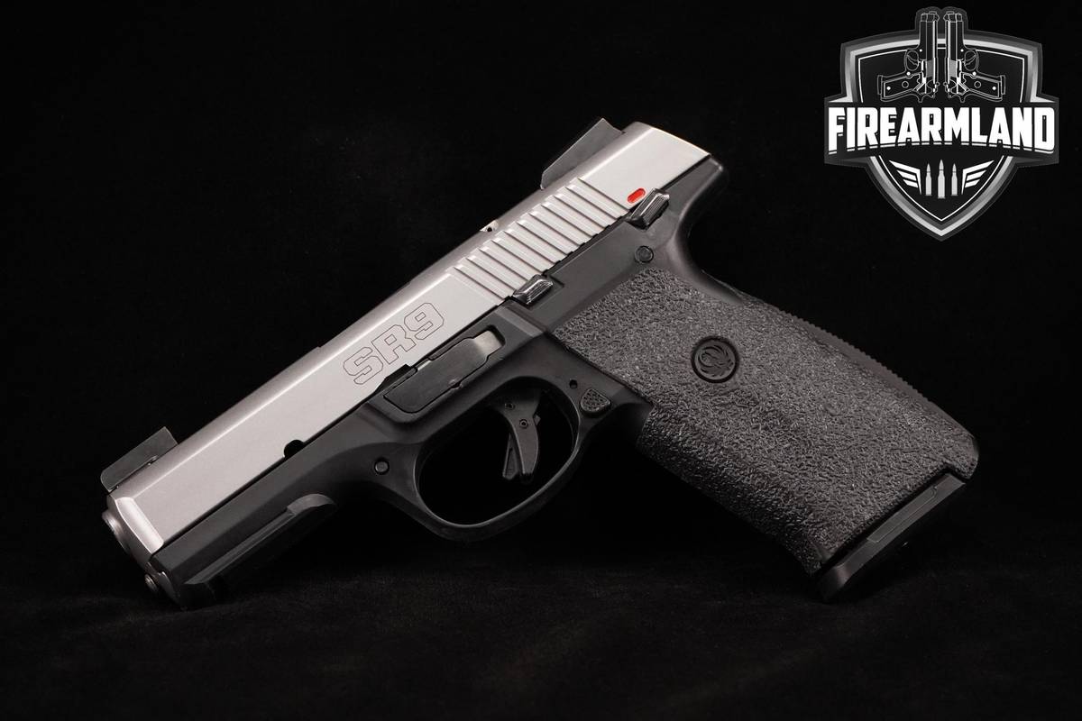 Ruger SR9 9mm 4.14" Brushed Stainless SR 9 +6 MAGS