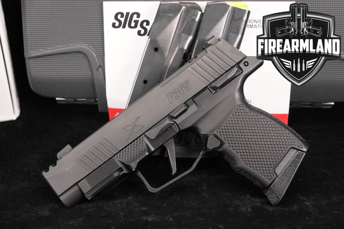 Sig Sauer P365 X-Macro COMP 9mm P-365 JUGGERNAUT TAC +3 MAGS, ORIG CASE