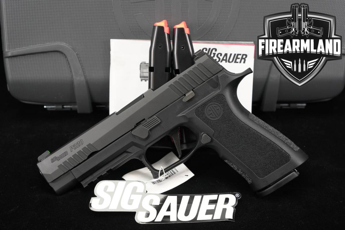 Sig Sauer P320 XSeries XFULL Optics-Ready 9mm P 320 +3 MAGS & ORIG CASE