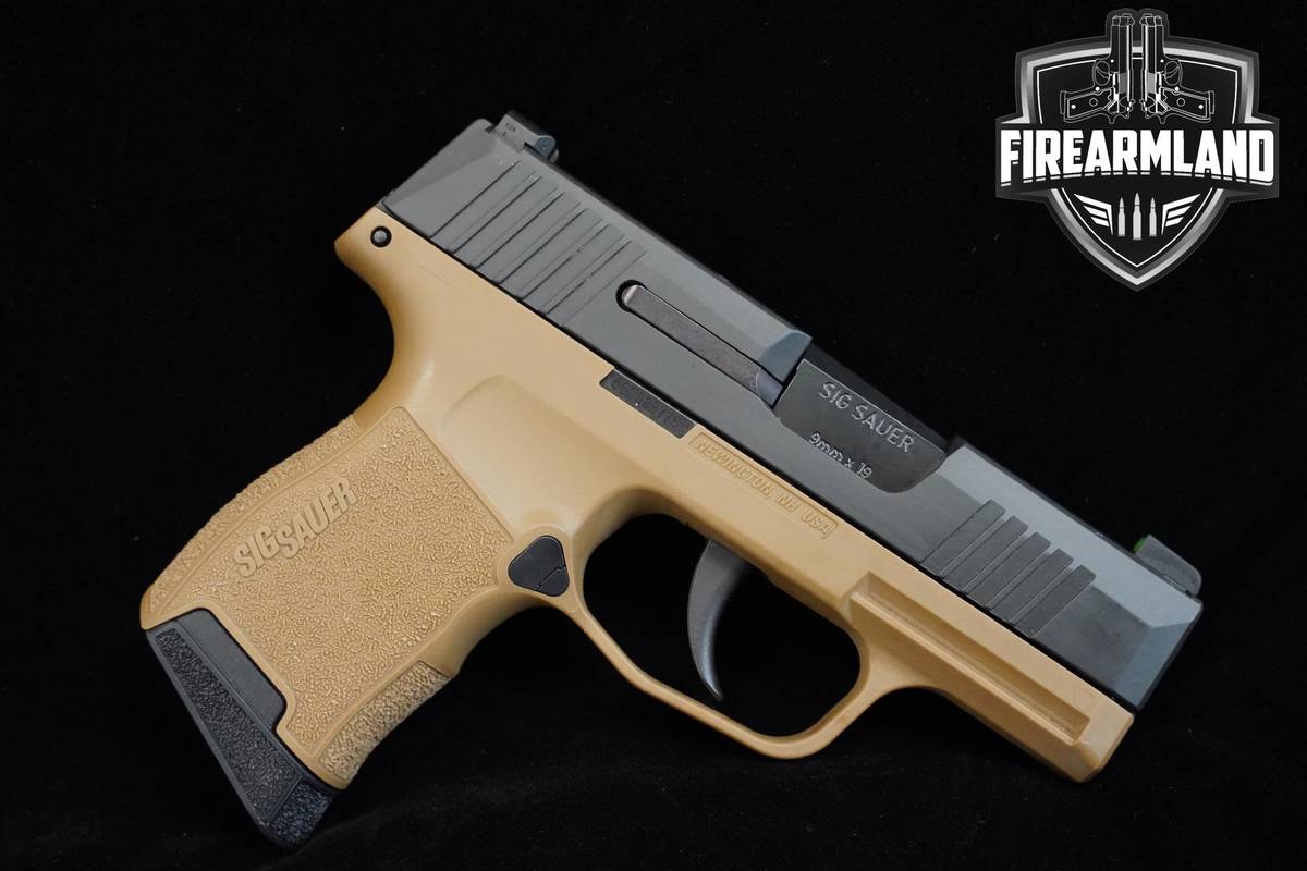 Sig Sauer P365 9mm Two-Tone FDE P365 Sig-Sauer P-365 +2 MAGS