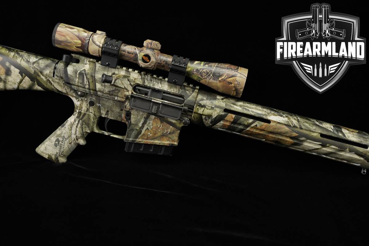 Remington R-25 308 Winchester 20 Mossy Oak Treestand Camo R25 +NIKON SCOPE