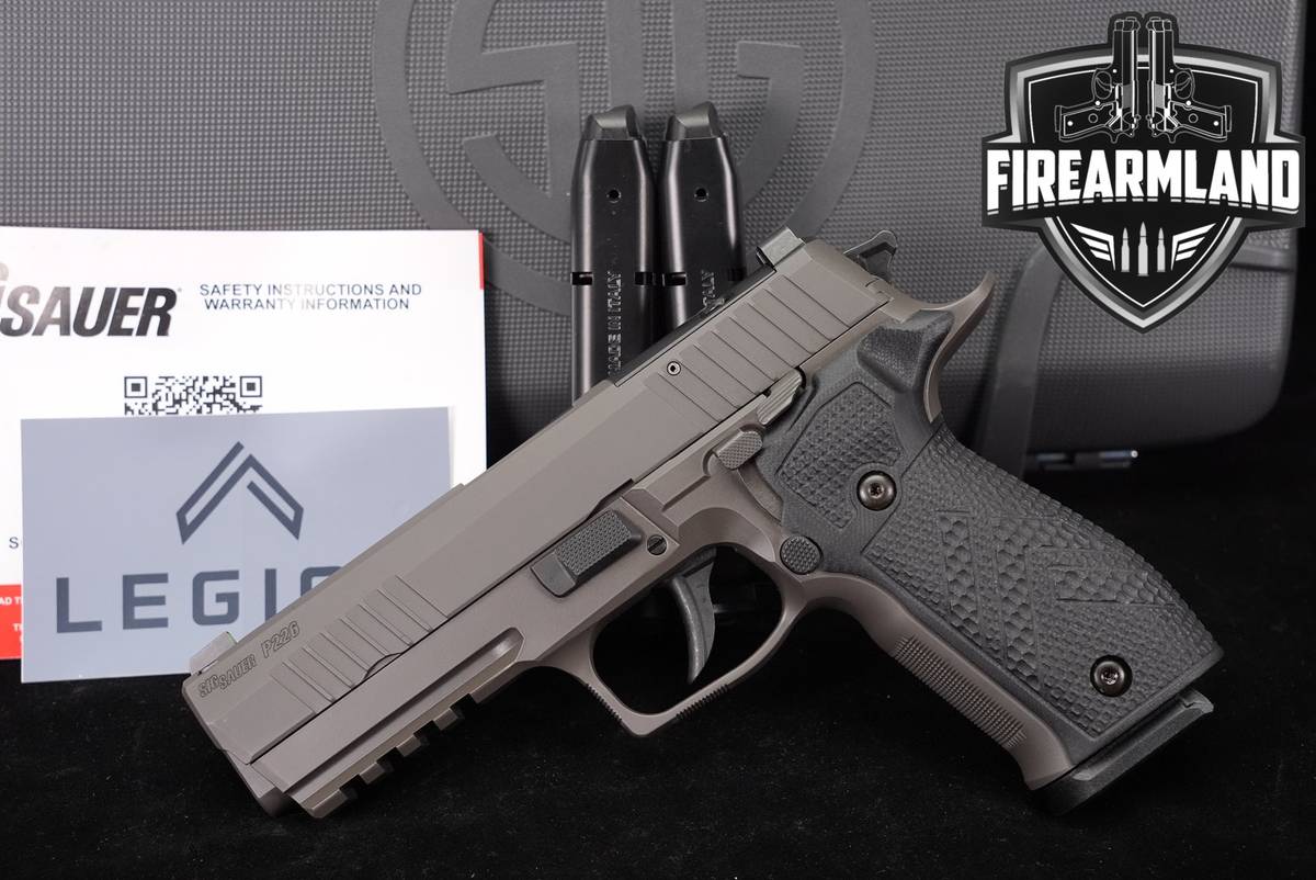 Sig Sauer P226 X-Series Legion 9mm Optics-Ready +3 MAGS & ORIG CASE