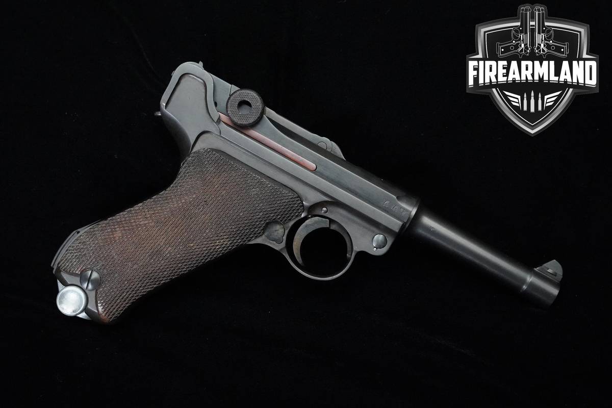 MATCHING #'s 1941 Mauser P-08 Luger 9mm 4" Blued Mauser P08 +MATCHING MAG